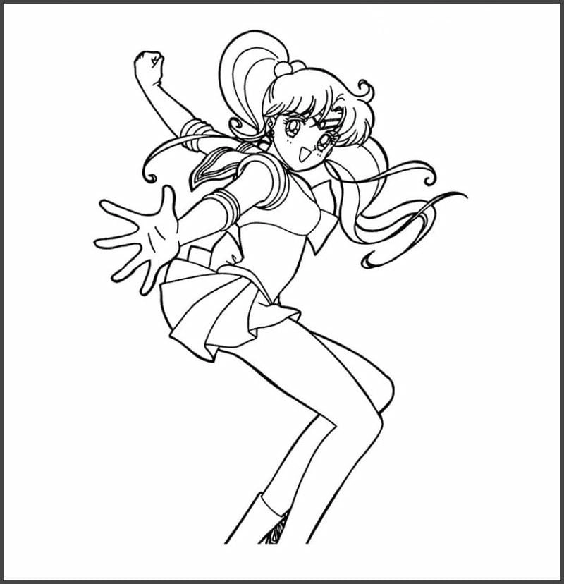 Khám phá thế giới tranh tô màu thủy thủ sao thủy đầy màu sắc