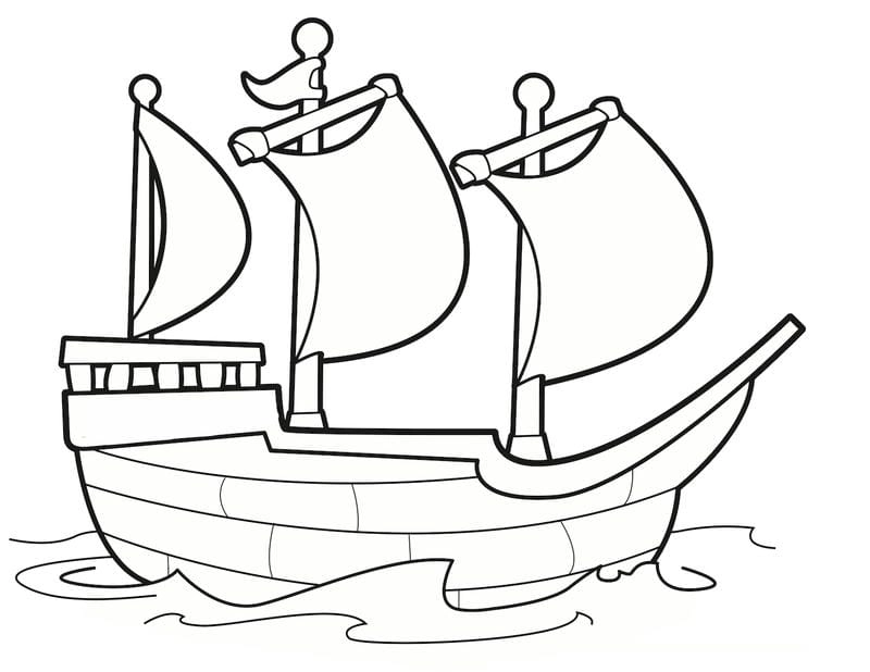 Gợi ý cách vẽ tô màu thuyền buồm sáng tạo cho bé