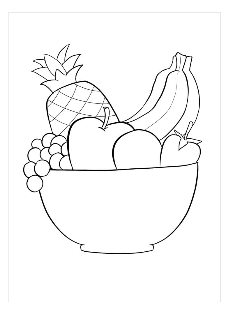Tạo hứng thú qua tô màu hoa quả cho bé