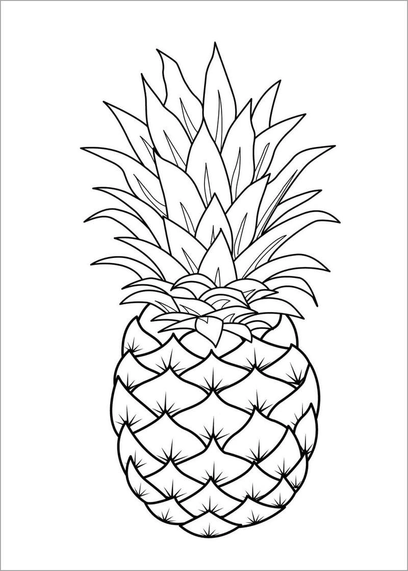 Sáng tạo cùng tô màu tranh hoa quả cho bé