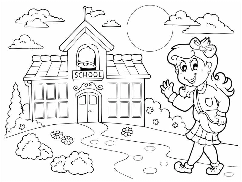 Khơi nguồn cảm hứng với hình ảnh tô màu chủ đề trường mầm non