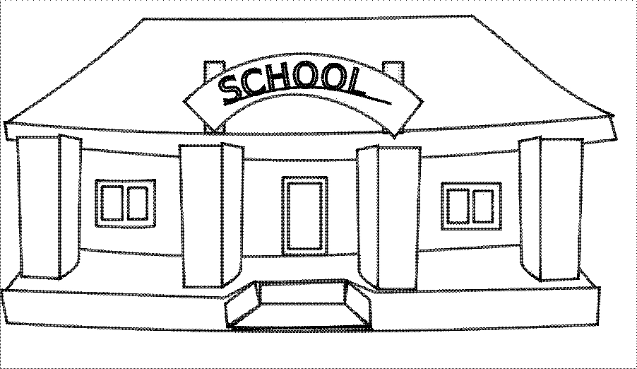 Khơi gợi trí tưởng tượng với tranh trường học cho bé tô màu