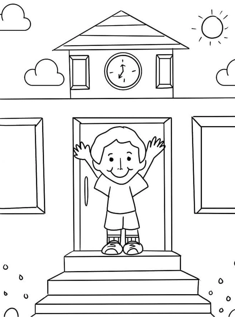 Bé vui tô vẽ với tranh tô màu lớp mẫu giáo