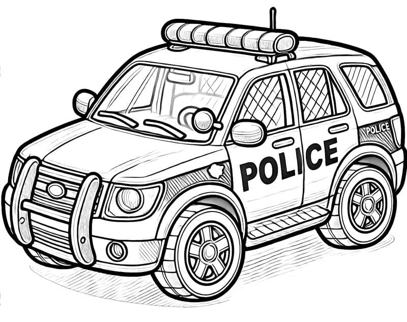 Khám phá thế giới an toàn với xe canh sat to mau cho bé