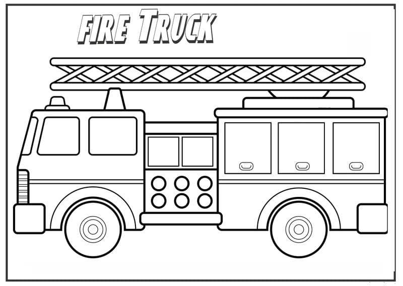 Phát triển kỹ năng với bé tập vẽ xe cứu hỏa thật thú vị
