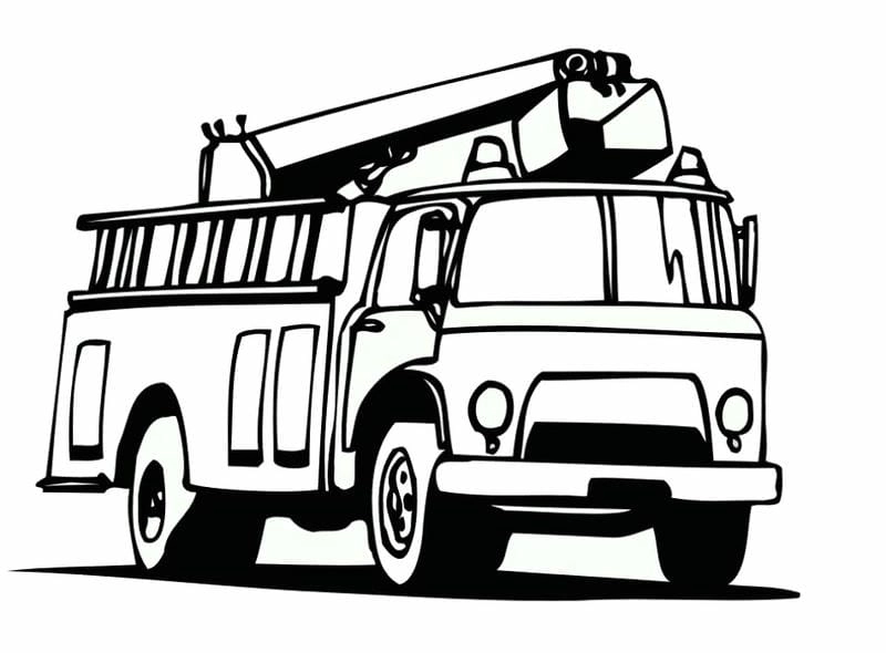 Khám phá ngay to màu xe cứu hỏa siêu sinh động