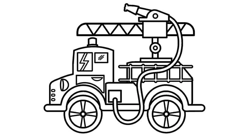 Rèn luyện kỹ năng với tranh tô màu lính cứu hỏa