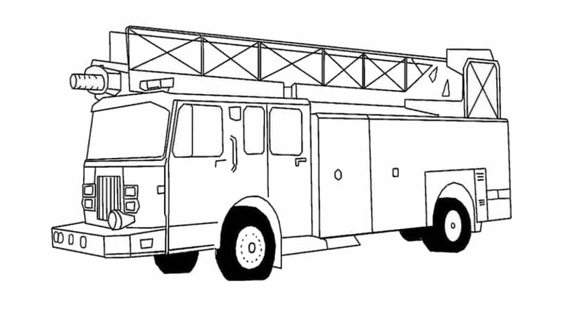 Rèn luyện kỹ năng với tranh tô màu lính cứu hỏa
