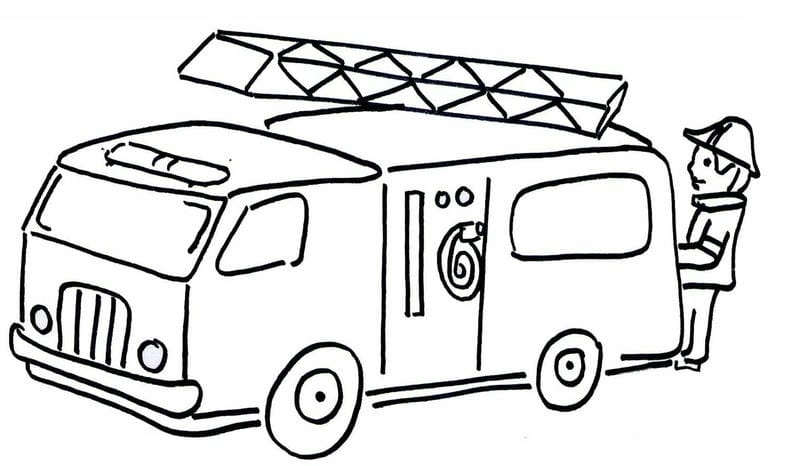 Khám phá hình ảnh tranh tô màu xe cuu hoa độc đáo