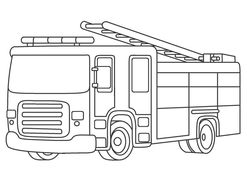 Cùng bé trải nghiệm tranh tô màu xe cứu hộ siêu hấp dẫn