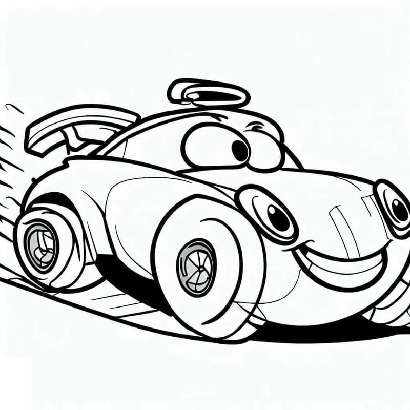 Bé khám phá tốc độ cùng tô màu xe đua f1 cực ngầu