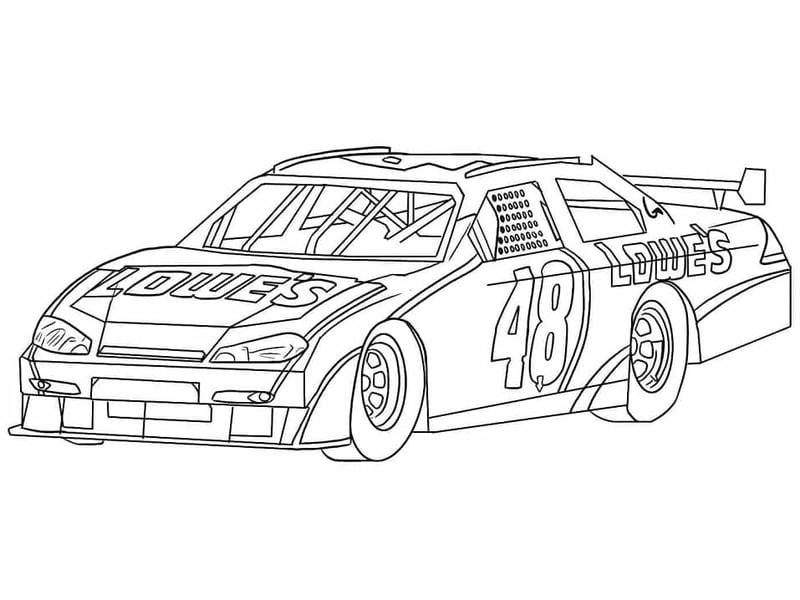 Bé tập tô với bộ tô màu ô tô xe đua thú vị