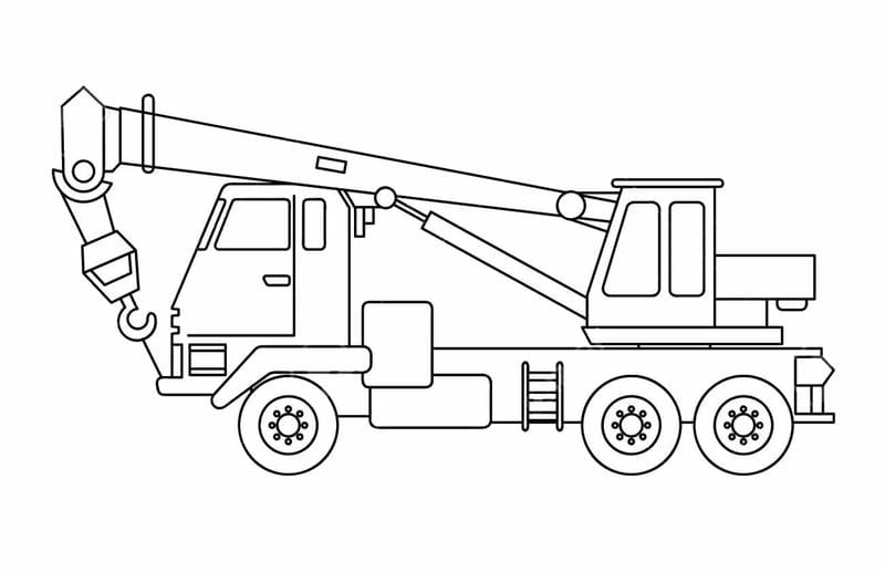 Rèn sự tập trung với tô màu xe tải chở hàng