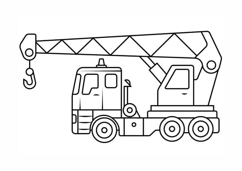 Năng động phá cách với tranh tô màu xe tải quái vật