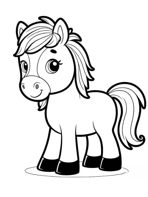 Tải về bộ hinh pony to mau cho be