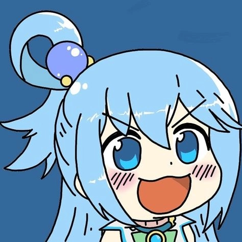 Chibi aqua drawing sáng tạo và sống động