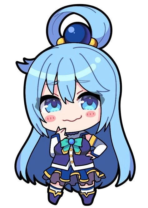 Bộ sưu tập kawaii chibi cùng aqua chibi