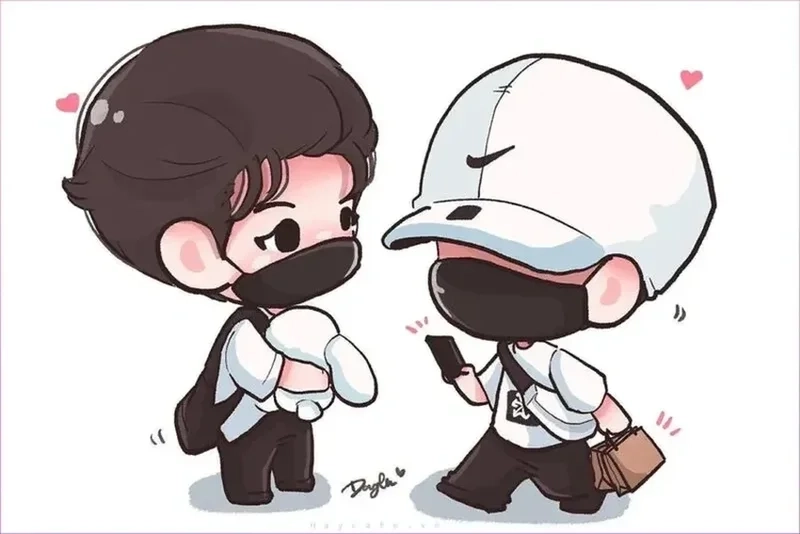 Tâm trạng nhẹ nhàng với avatar 2 người buồn cảm xúc