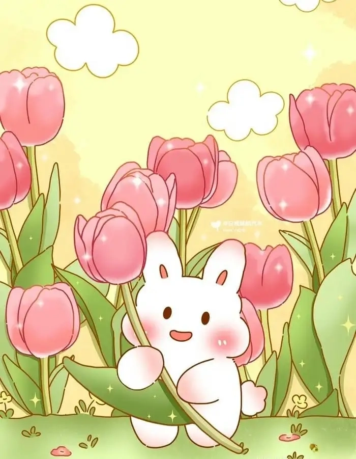 Thêm dễ thương với avatar con thỏ cute trên mạng xã hội