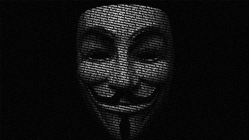 Chọn anonymous hacker avatar bí ẩn và độc lạ