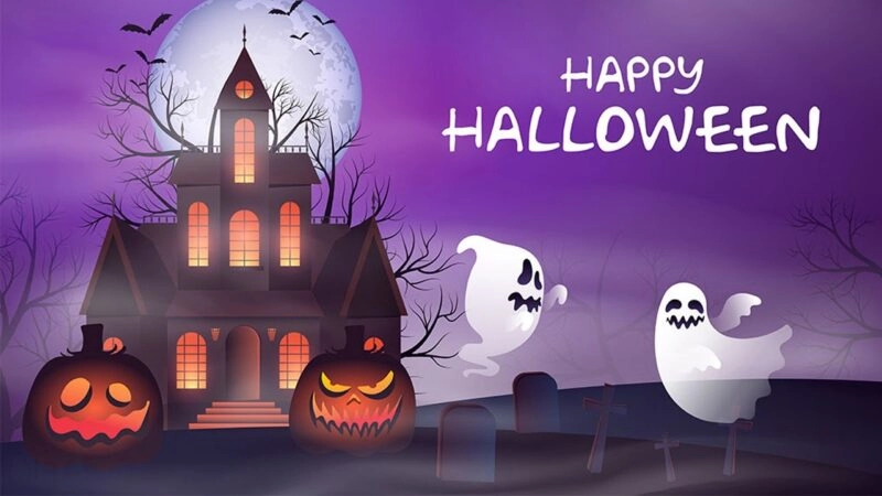 Chọn ảnh Halloween đáng yêu siêu dễ thương