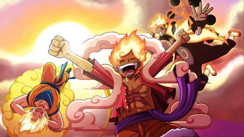 Tải ngay ảnh luffy gear 5 vs kaido kịch tính đỉnh cao