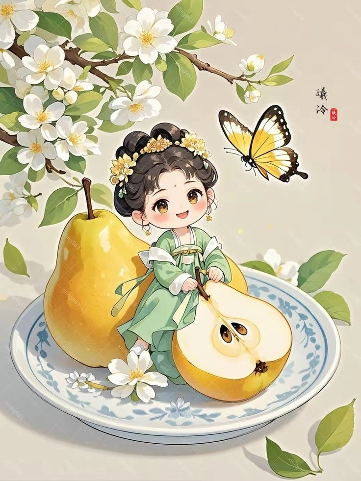 Trọn bộ chibi food kawaii đáng yêu cho fan hoạt hình