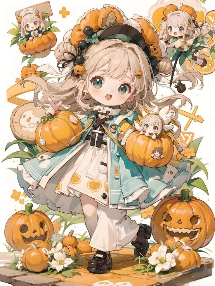Lấy cảm hứng từ các chibi halloween ideas sáng tạo
