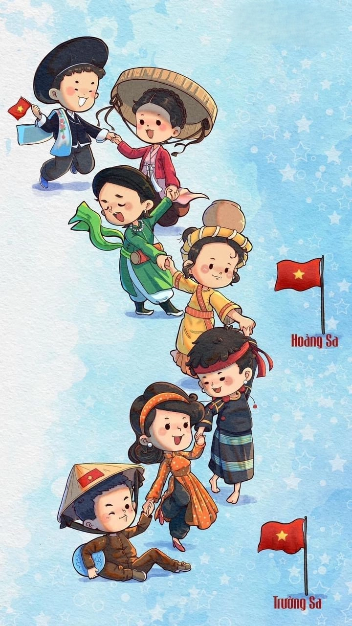 Ngập tràn sắc màu với chibi lễ hội hoa tươi đẹp