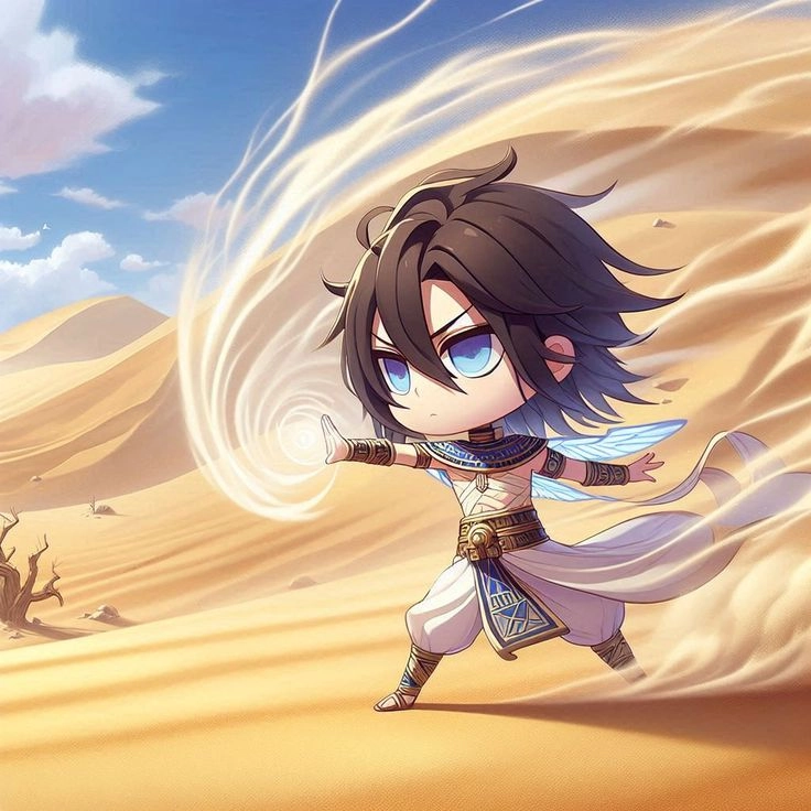Tận hưởng phong cách chibi ma thuật light novel sinh động