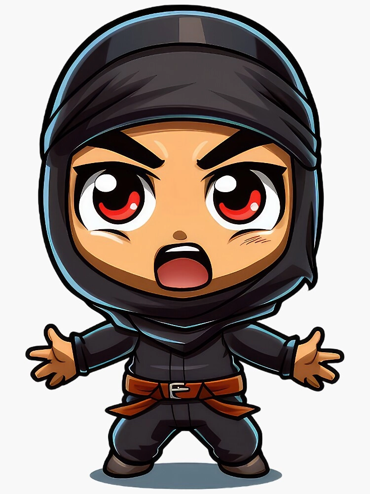 Chiêm ngưỡng chibi ninja illustration sống động và bắt mắt