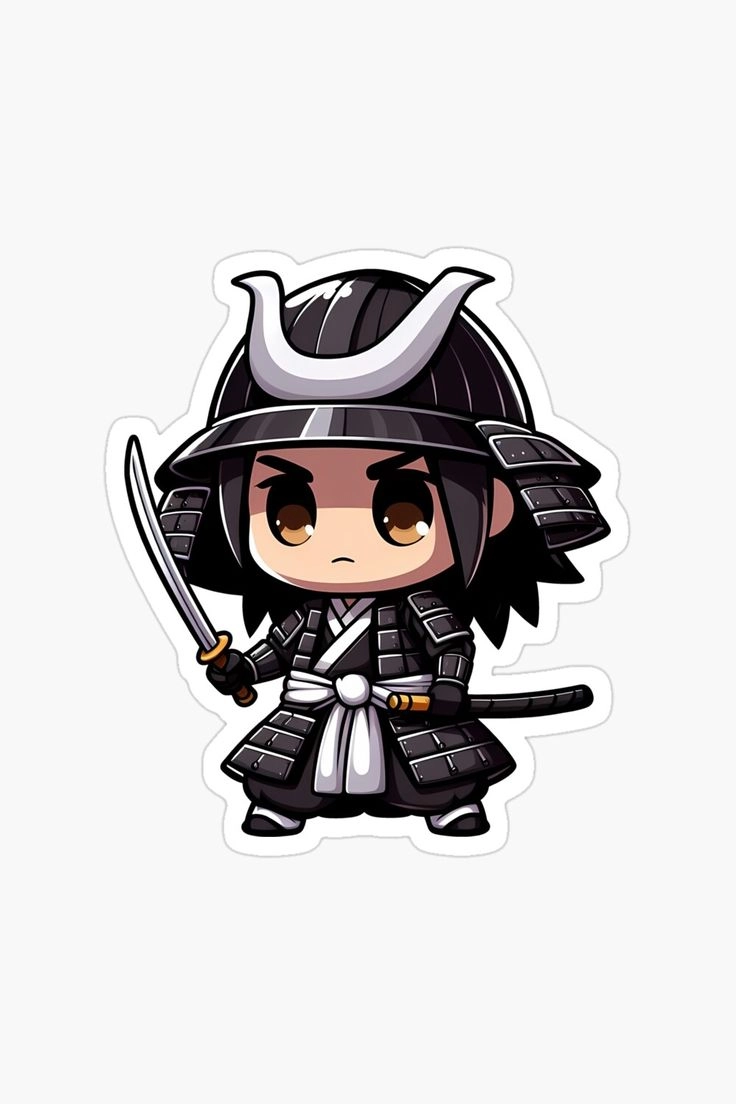 Thưởng thức sáng tạo độc đáo từ chibi samurai art