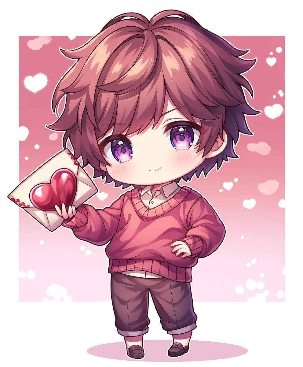 Xem các phiên bản chibi valentine anime đáng yêu vui nhộn
