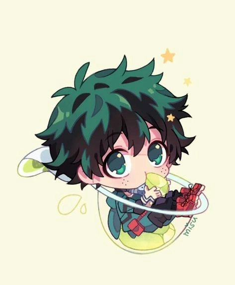 Ngắm nhìn hình ảnh cute deku chibi khiến tim tan chảy