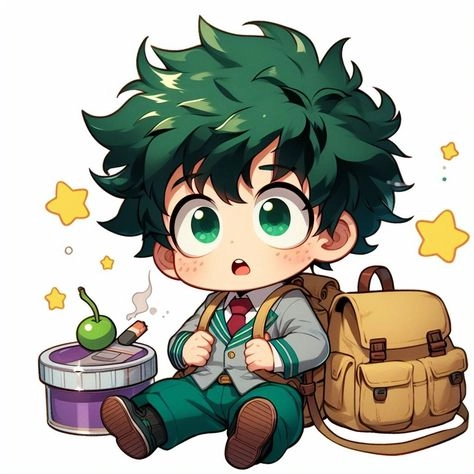  Tổng hợp ảnh deku chibi cực dễ thương cho fan anime 