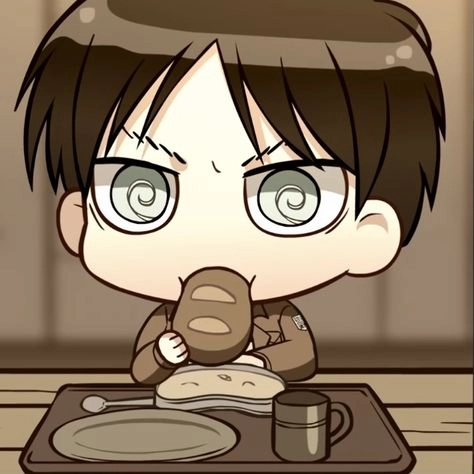 Thả cảm xúc cùng loạt eren chibi reaction siêu dễ thương