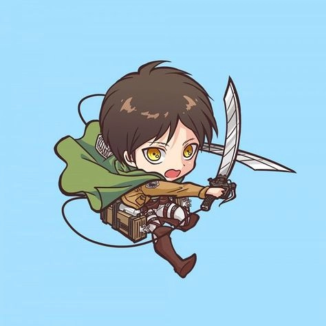  Tổng hợp ảnh Eren chibi cute cho fan Attack On Titan 