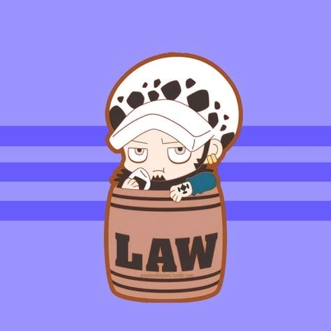 Sáng tạo chibi law digital art độc quyền về law chibi