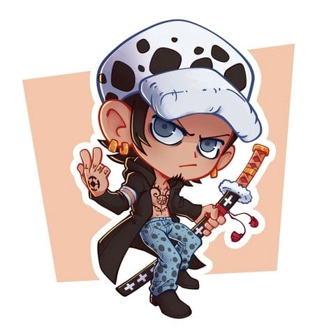 Ngắm nhìn chibi law portrait cực đẹp cùng law chibi