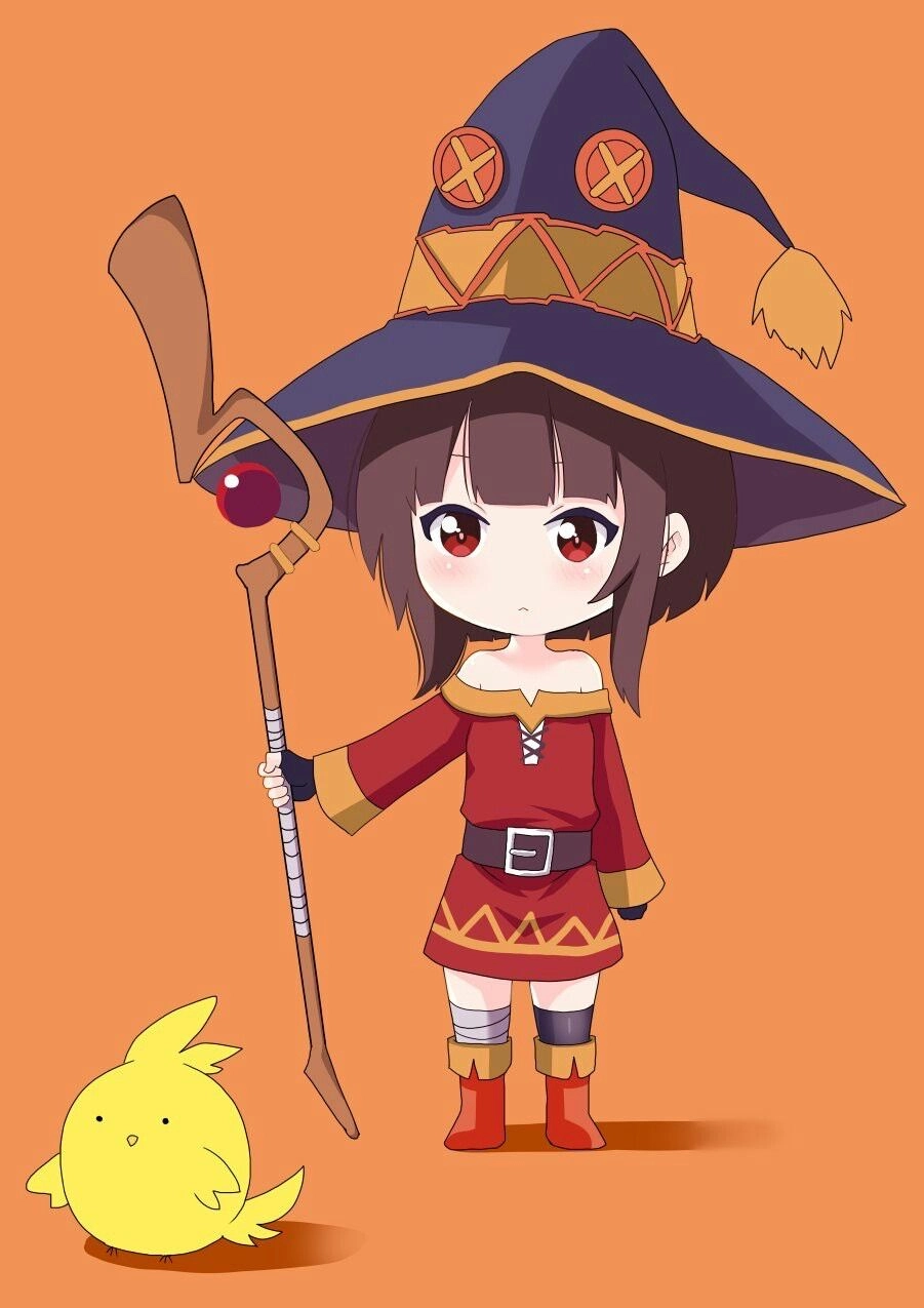 Điểm nhấn với megumin chibi pin dễ thương