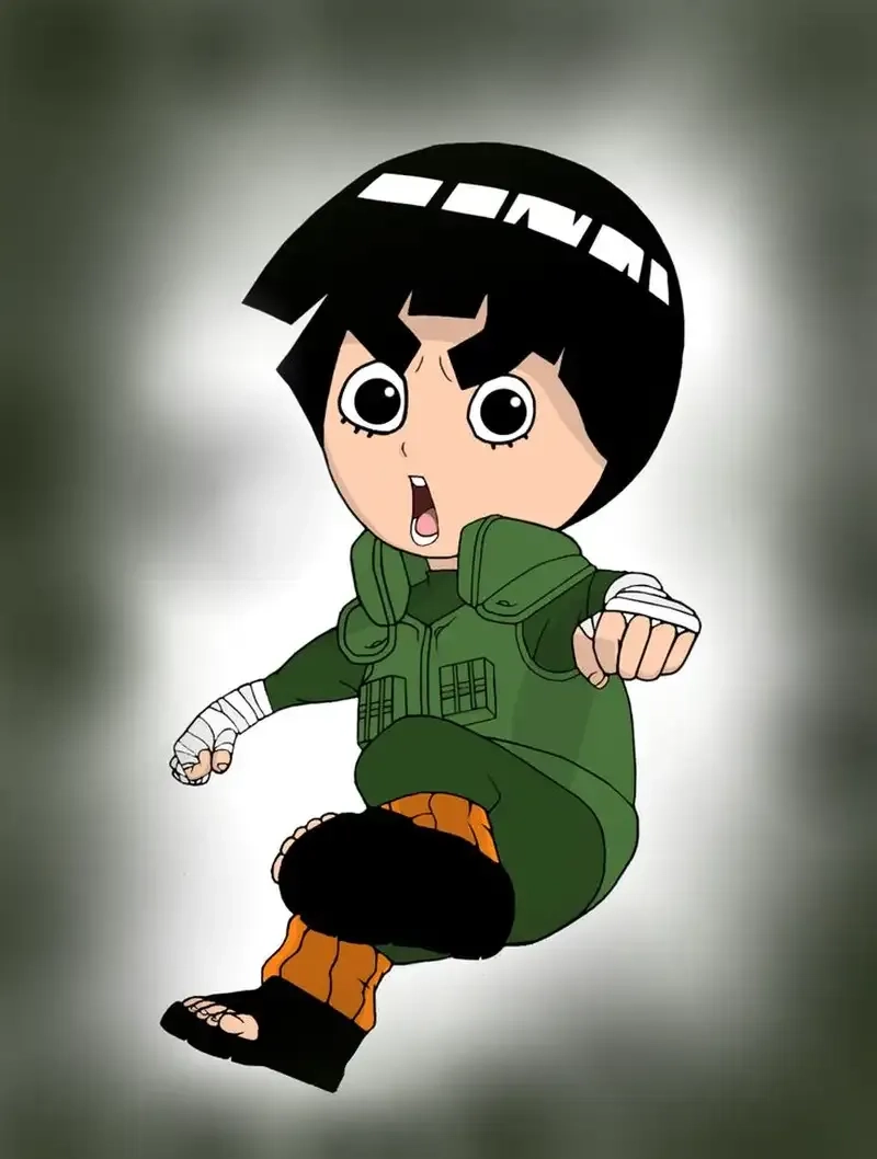 Rock Lee chiến đấu mạnh mẽ và dũng cảm