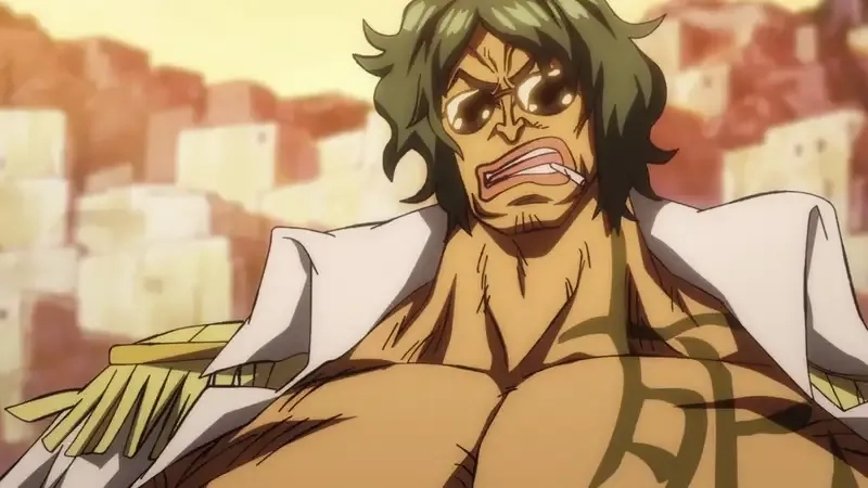 Ryokugyu vs Fujitora đấu trí cực kịch tính