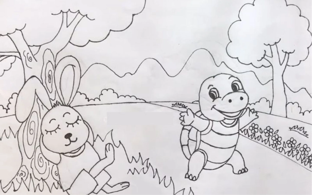 Bé vui học với hình tô màu thiếu nhi ngộ nghĩnh