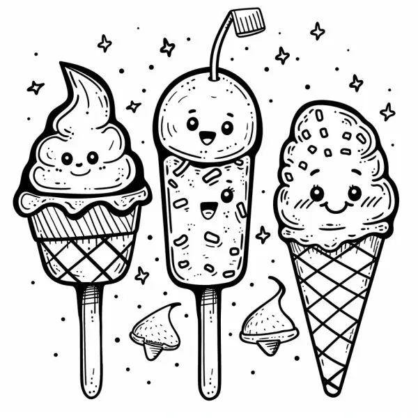 Tô điểm ngọt ngào với tranh tô màu bánh kem hấp dẫn