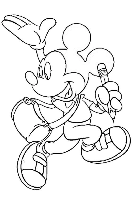 Khám phá bộ sưu tập tô màu chuột mickey và bạn bè
