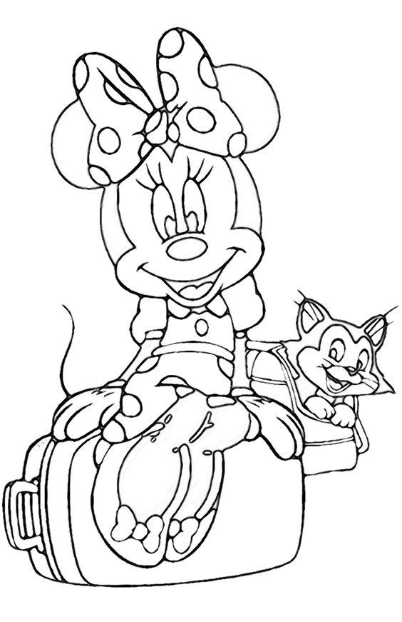 Tải nhanh tải tranh tô màu chuột mickey cho bé miễn phí