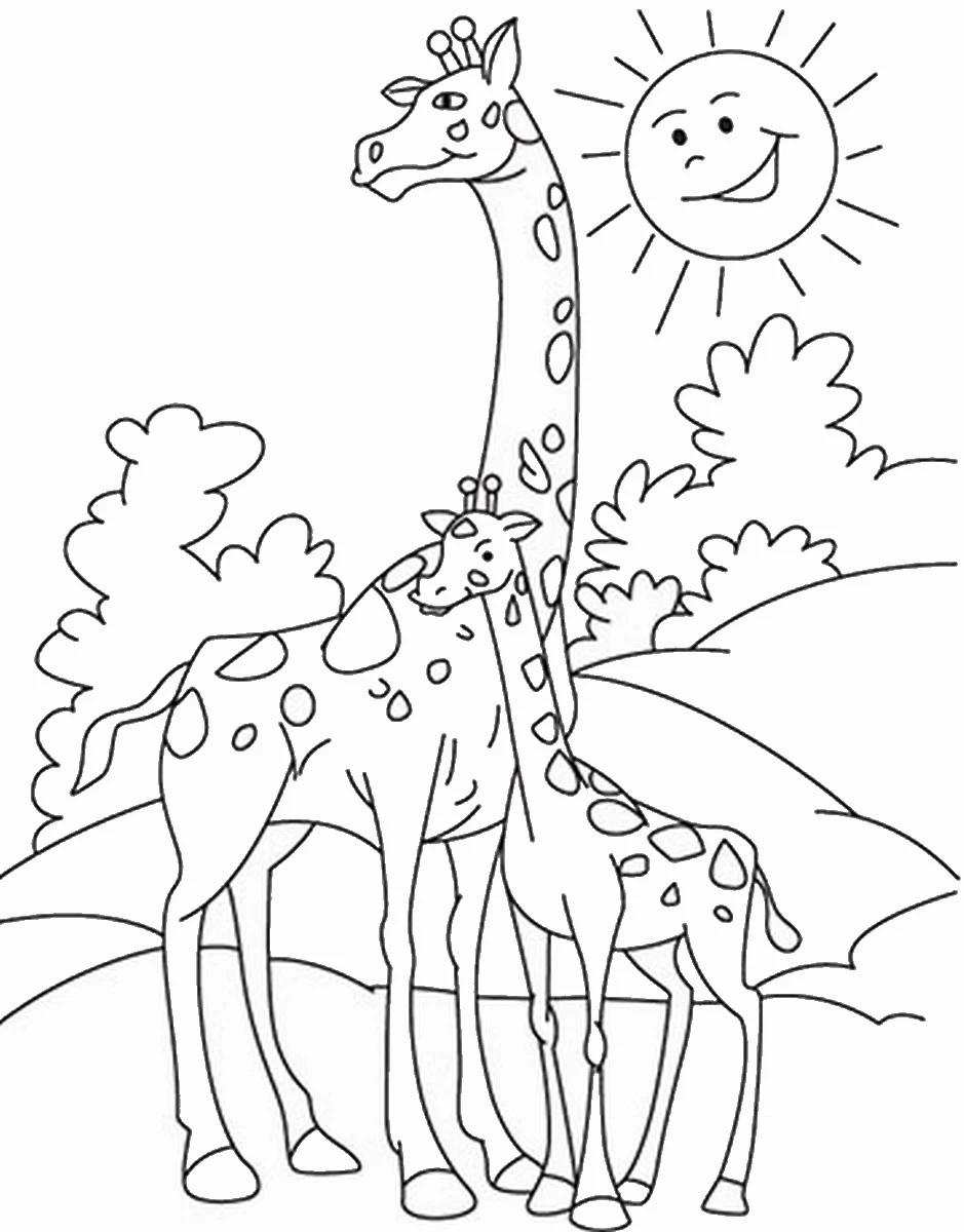 Bé khám phá tranh tô màu con hươu mầm non thú vị