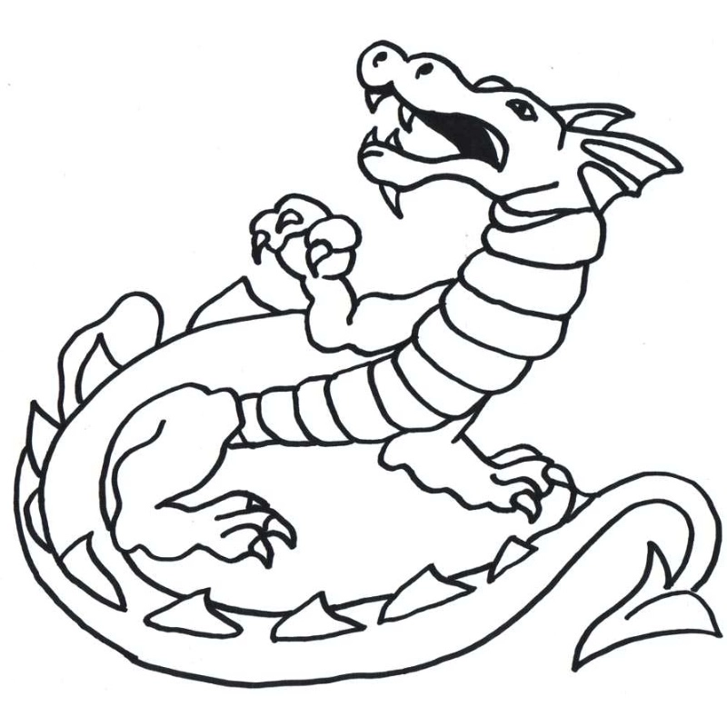 Khám phá sức mạnh của tranh tô màu rồng lửa rực rỡ