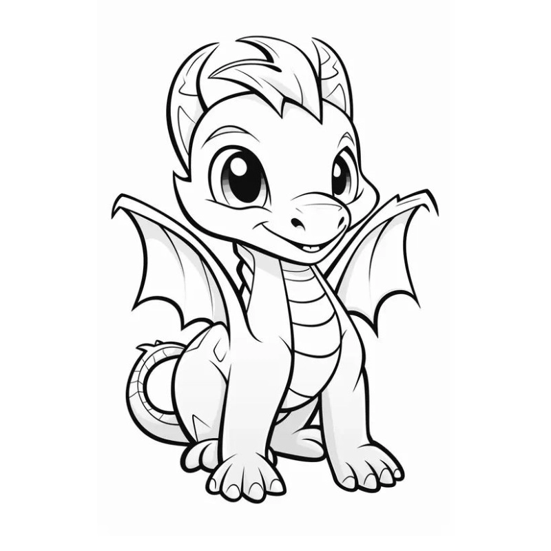 Tranh tô màu con rồng là như thế nào?