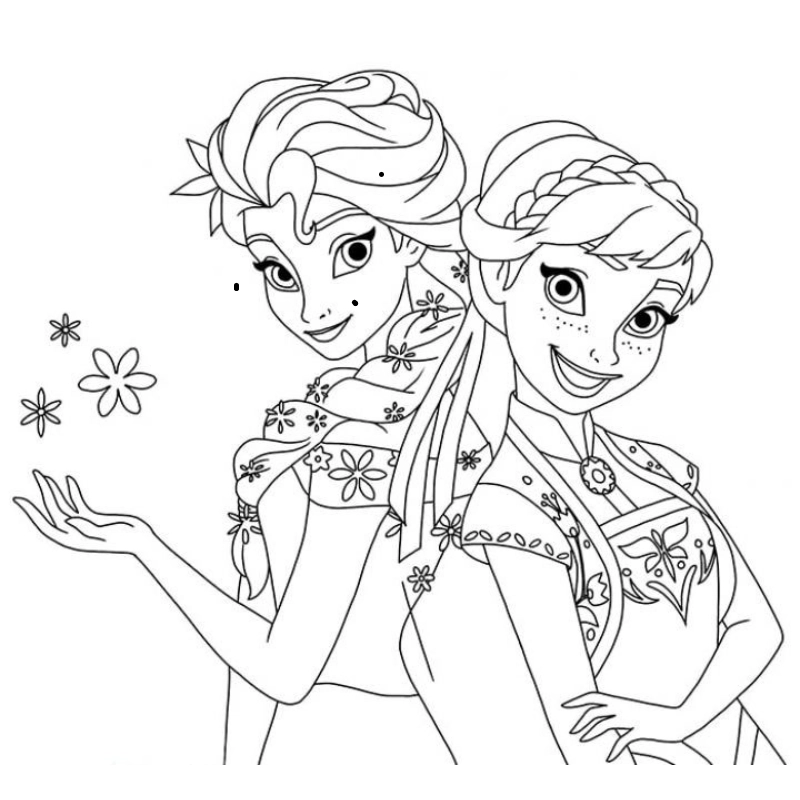 Khám phá tranh tô màu công chúa Anna Disney hấp dẫn cho trẻ